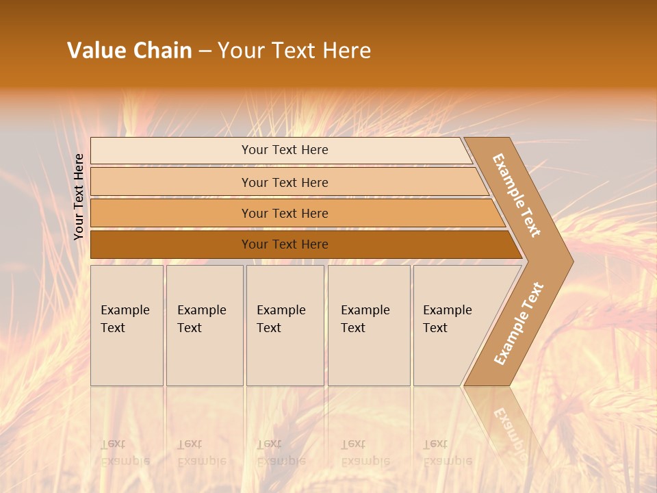 Golden Wheat PowerPoint Template