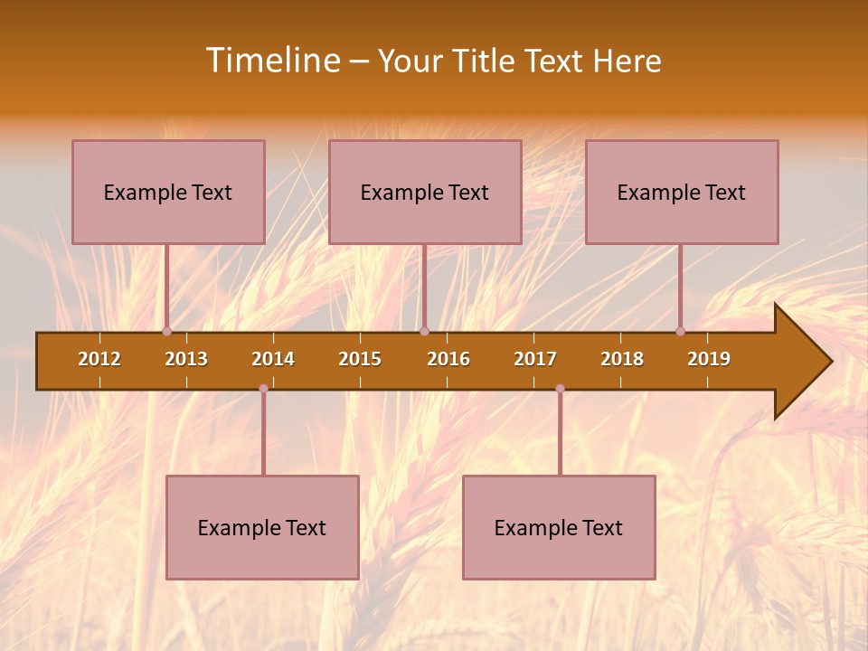 Golden Wheat PowerPoint Template