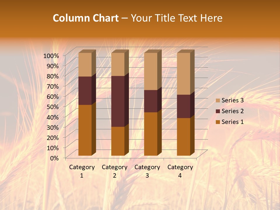 Golden Wheat PowerPoint Template