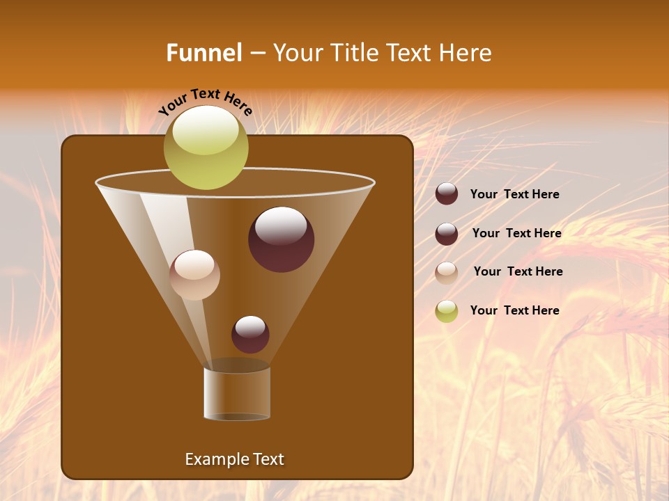 Golden Wheat PowerPoint Template