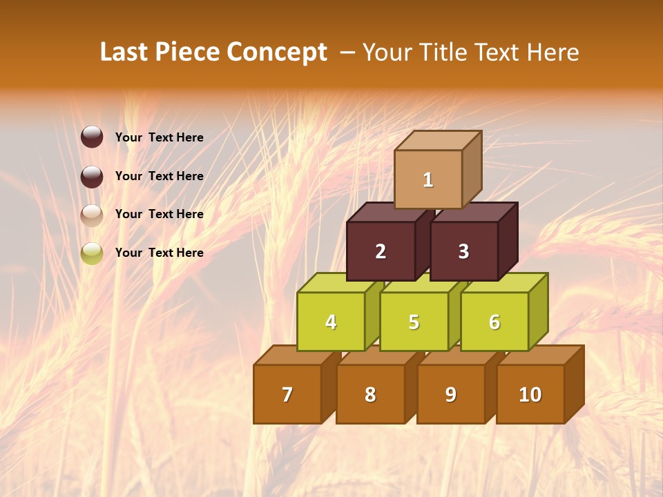 Golden Wheat PowerPoint Template