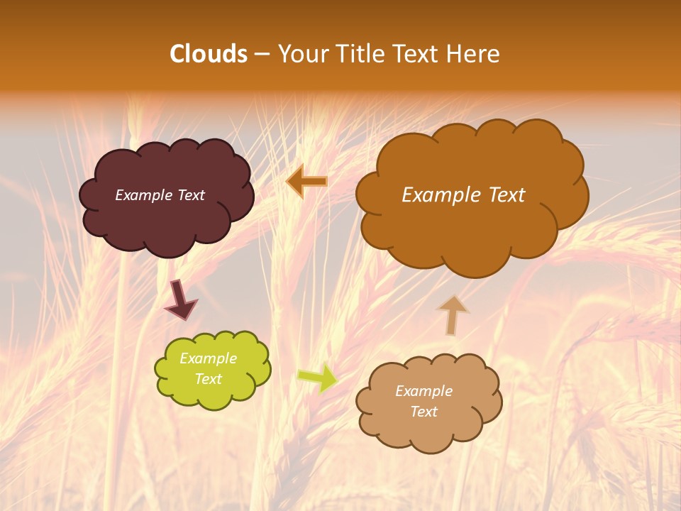 Golden Wheat PowerPoint Template