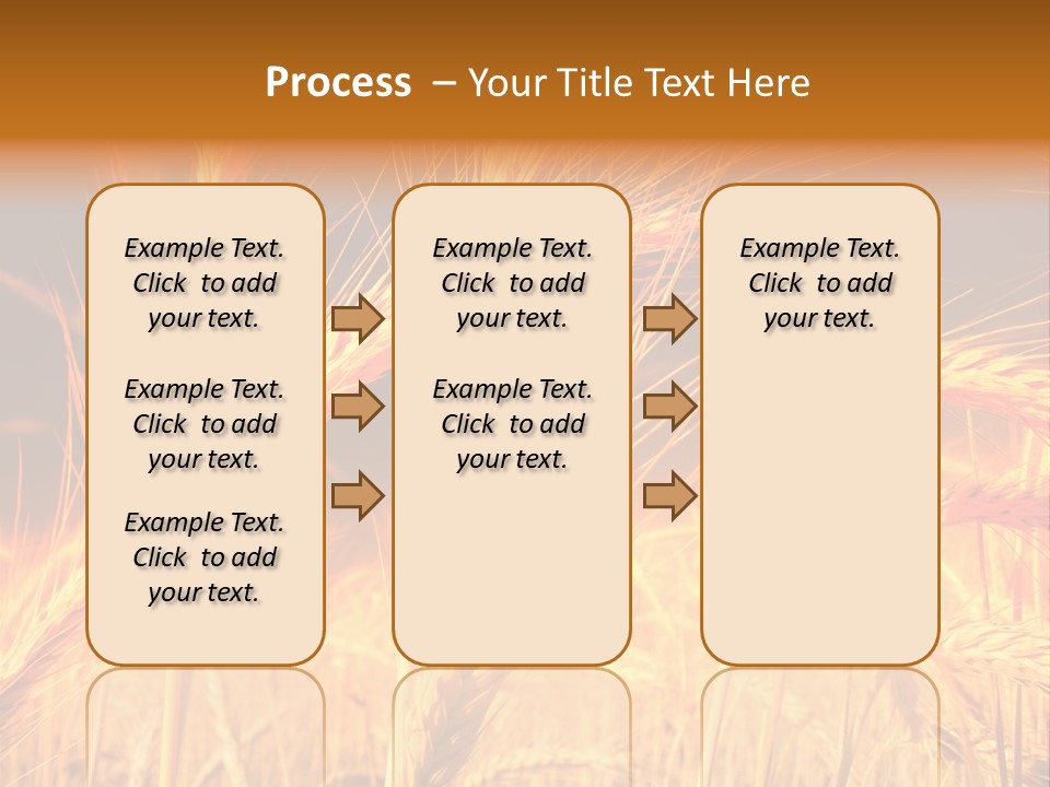 Golden Wheat PowerPoint Template