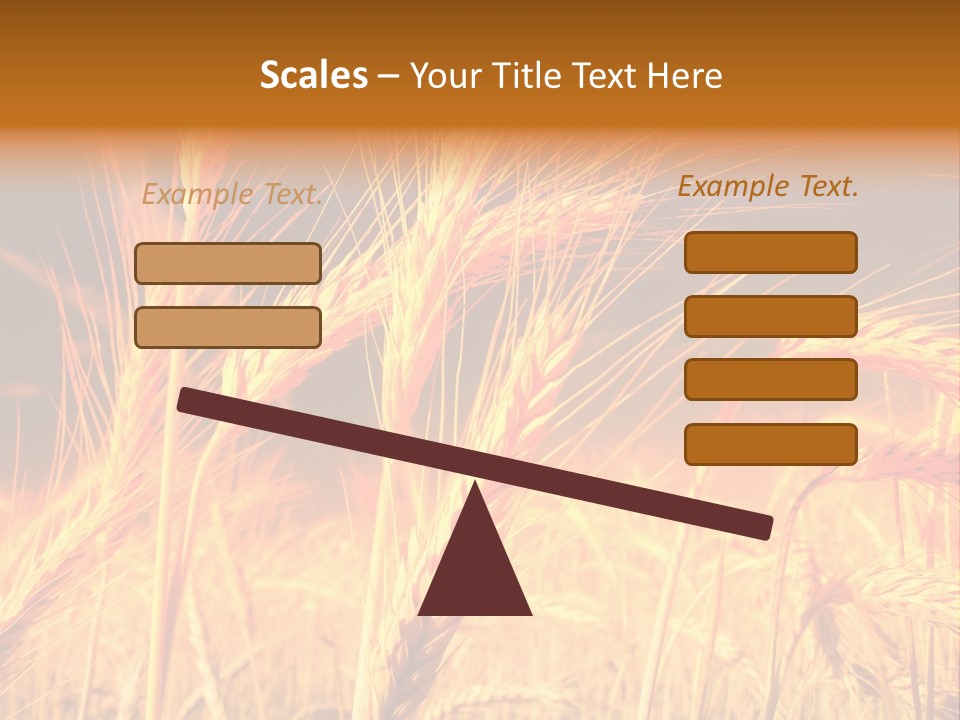 Golden Wheat PowerPoint Template