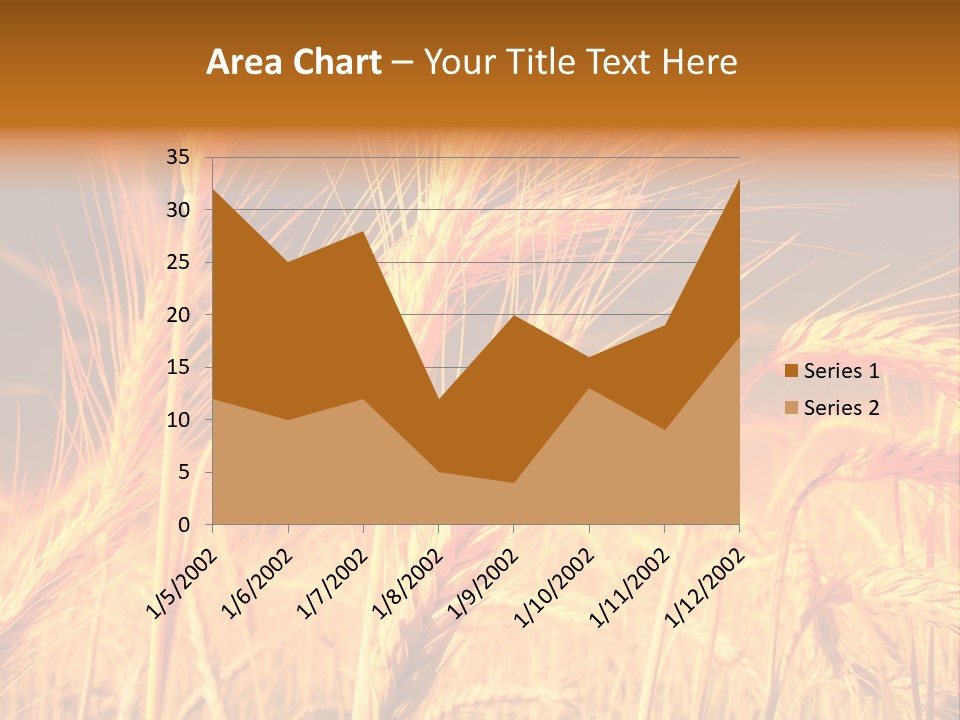 Golden Wheat PowerPoint Template
