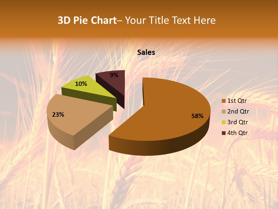 Golden Wheat PowerPoint Template