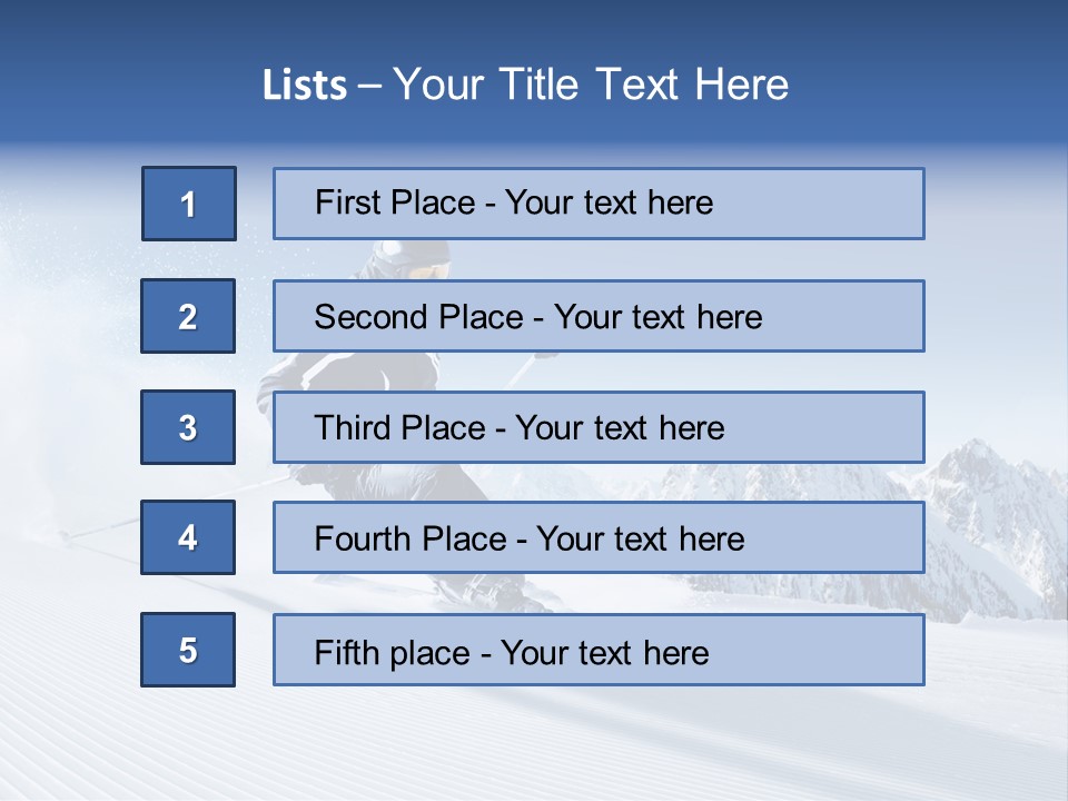 Skiing PowerPoint Template