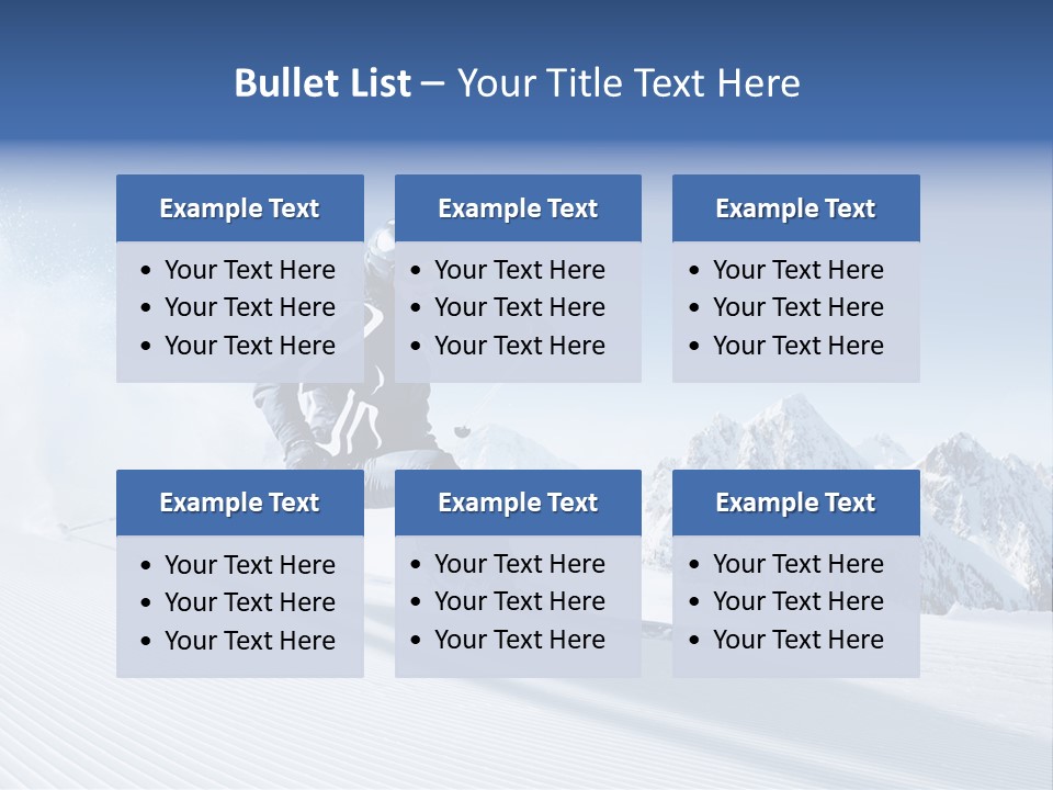 Skiing PowerPoint Template