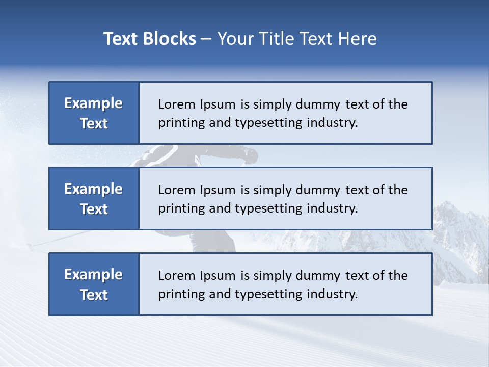 Skiing PowerPoint Template