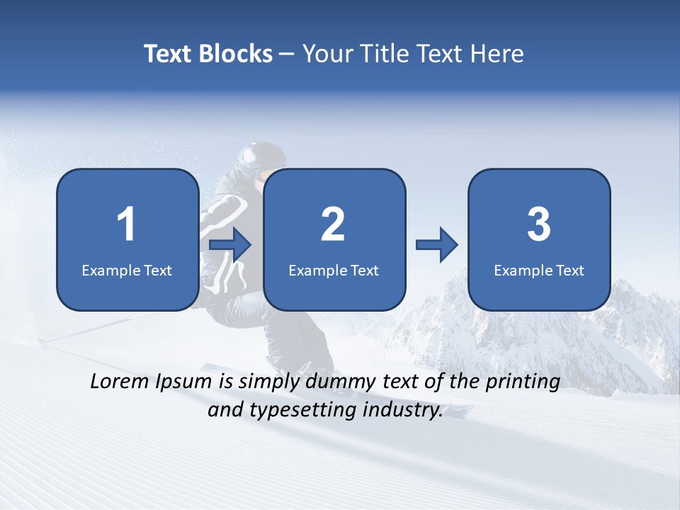 Skiing PowerPoint Template