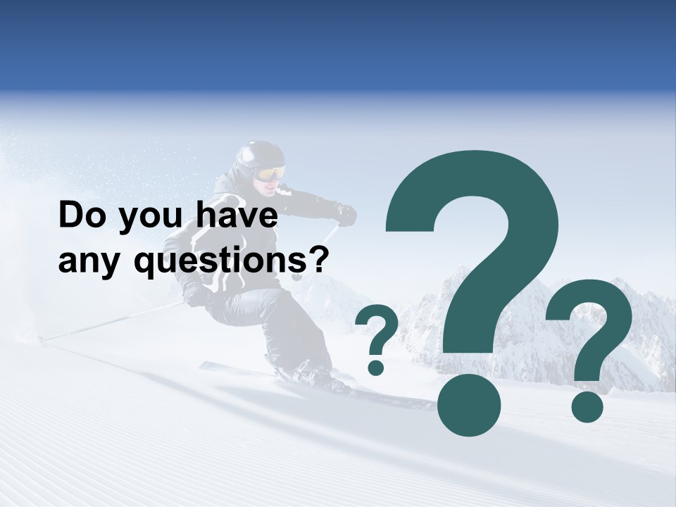 Skiing PowerPoint Template