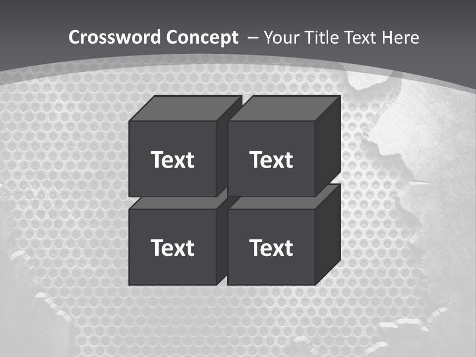 Textures Crack PowerPoint Template