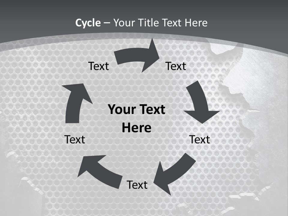 Textures Crack PowerPoint Template
