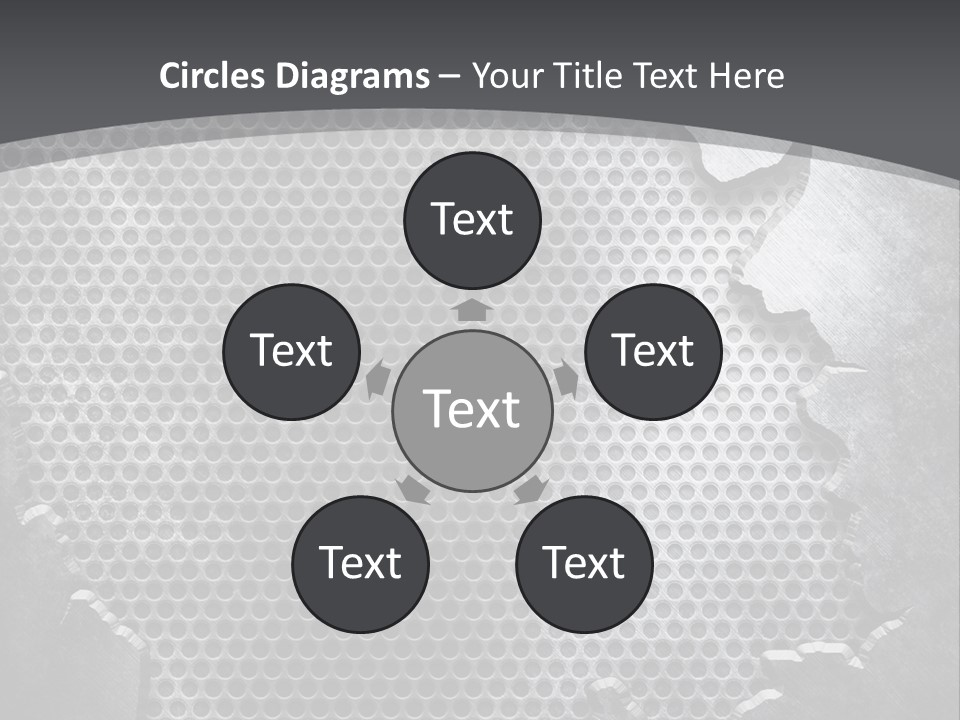 Textures Crack PowerPoint Template