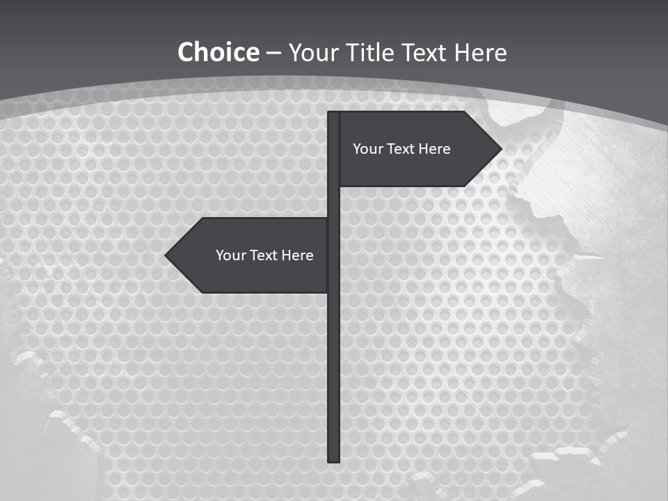 Textures Crack PowerPoint Template