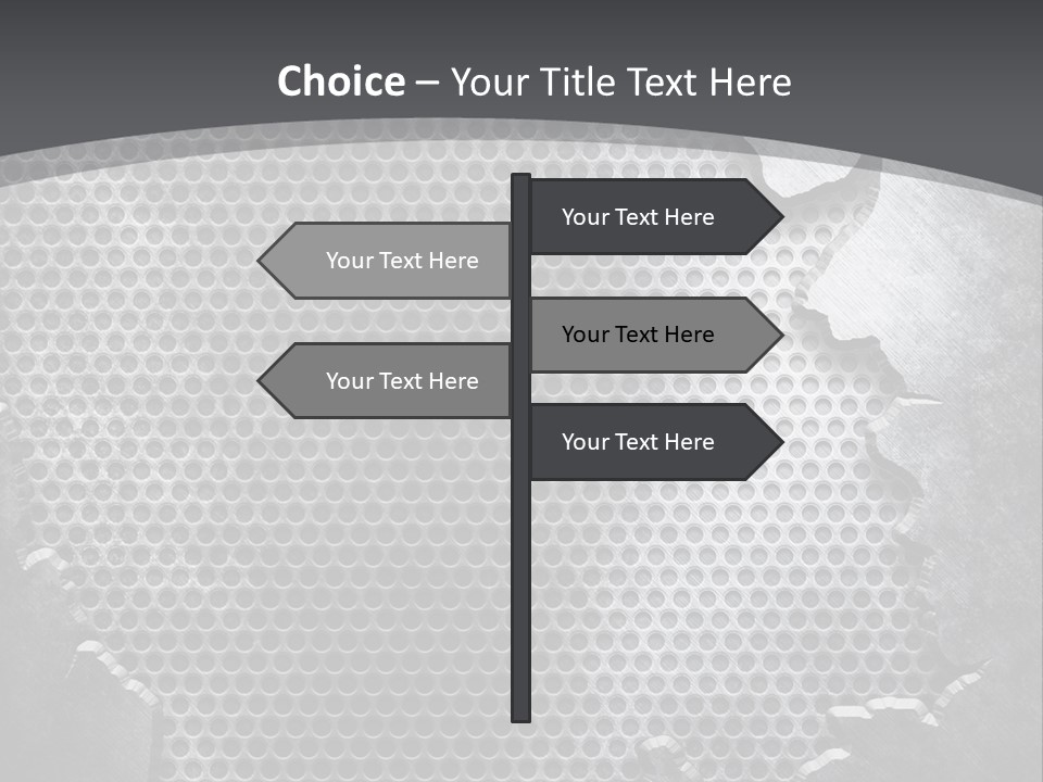 Textures Crack PowerPoint Template