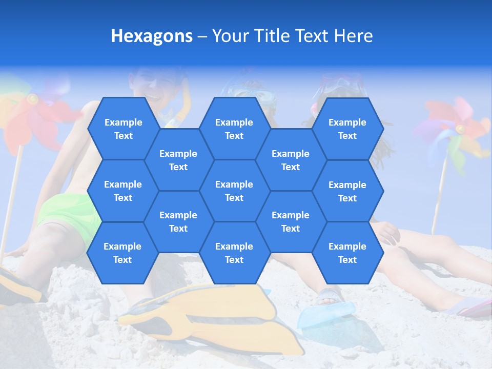 Youngsters Happy Carefree PowerPoint Template