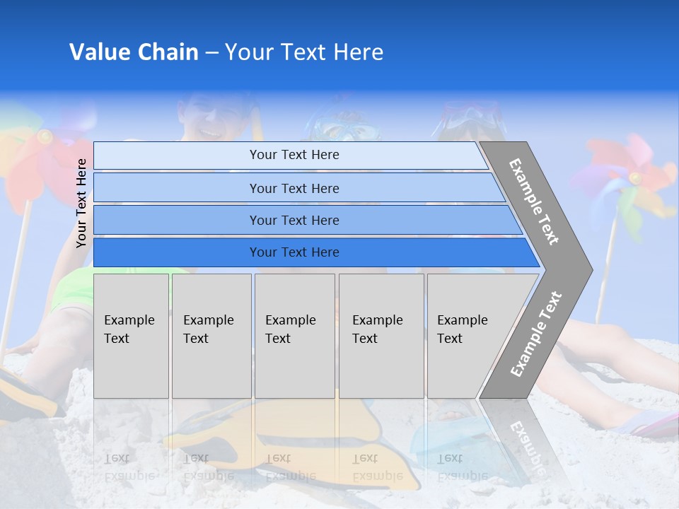 Youngsters Happy Carefree PowerPoint Template