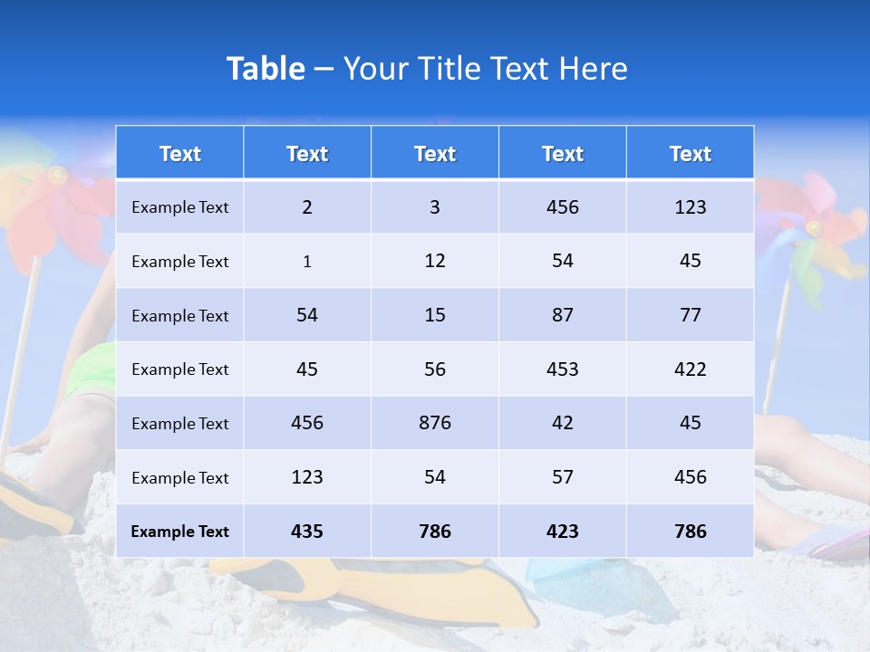 Youngsters Happy Carefree PowerPoint Template