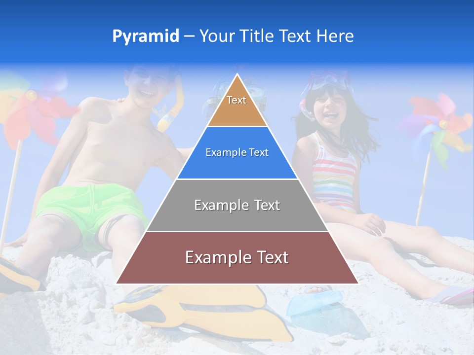 Youngsters Happy Carefree PowerPoint Template