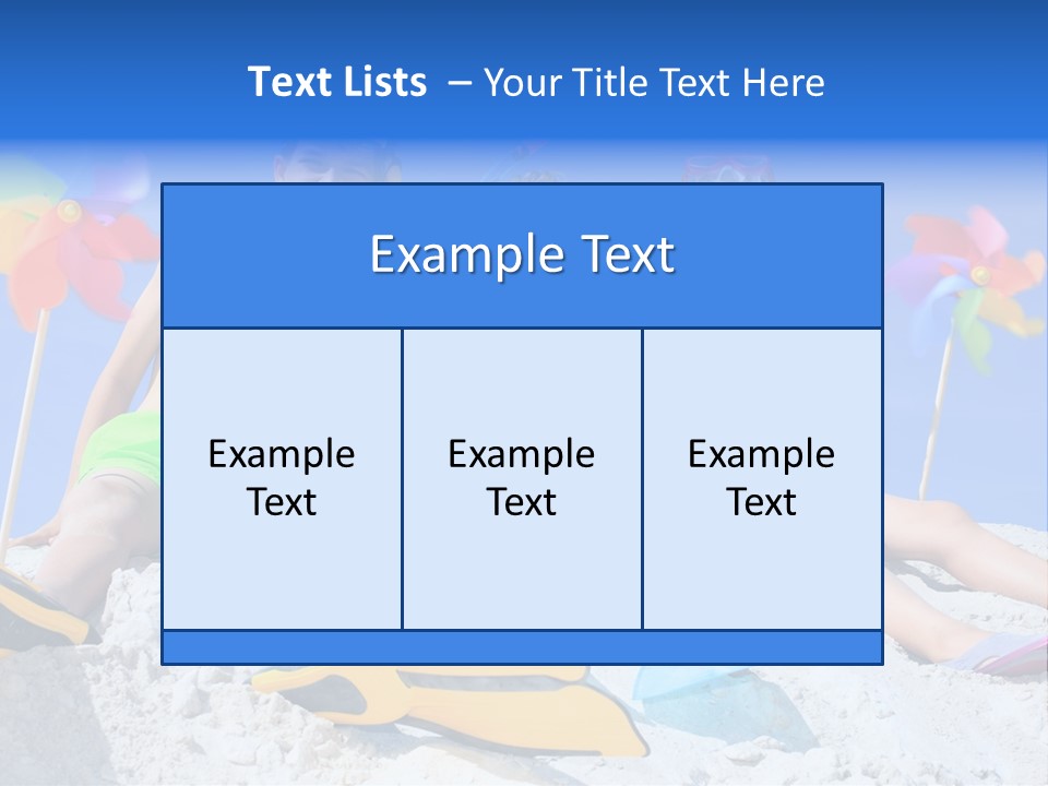 Youngsters Happy Carefree PowerPoint Template