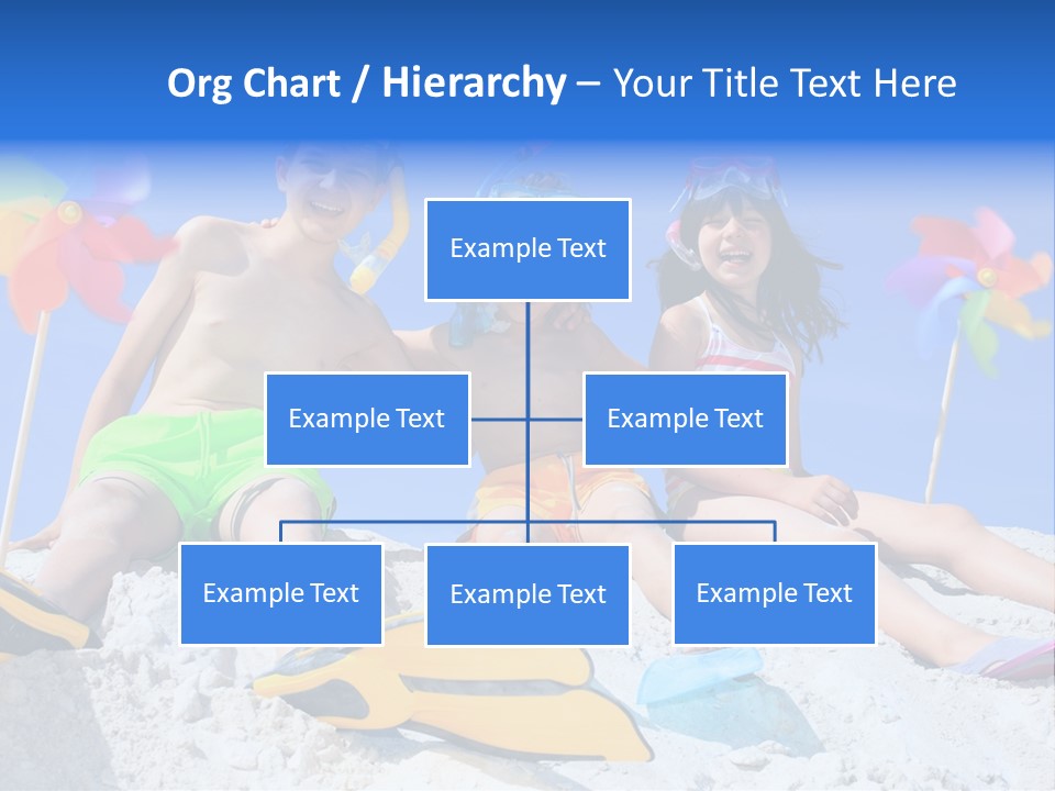 Youngsters Happy Carefree PowerPoint Template