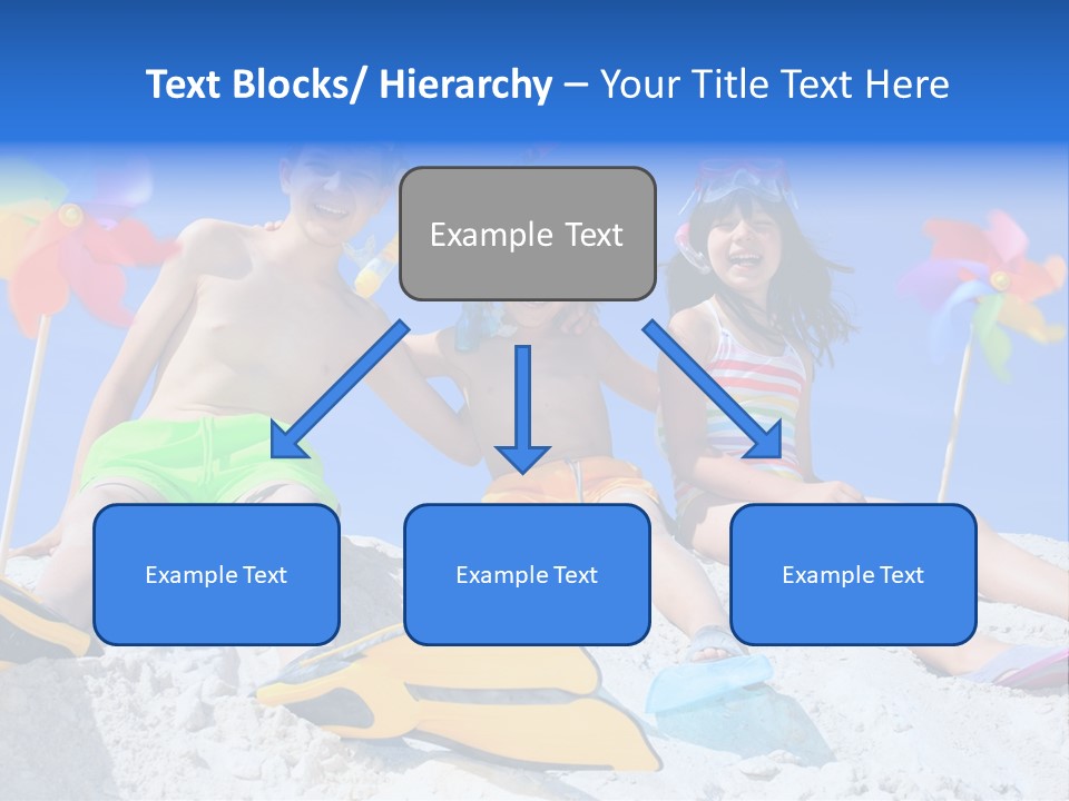 Youngsters Happy Carefree PowerPoint Template