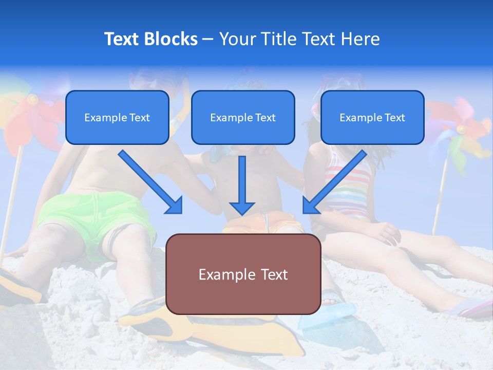 Youngsters Happy Carefree PowerPoint Template