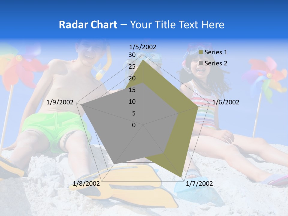 Youngsters Happy Carefree PowerPoint Template