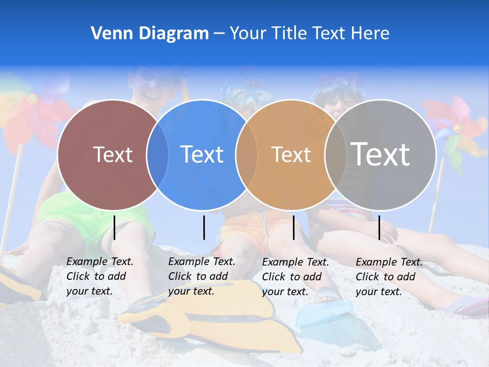 Youngsters Happy Carefree PowerPoint Template