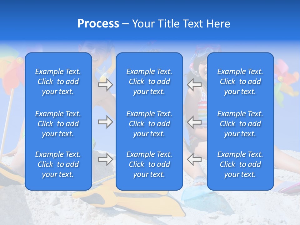 Youngsters Happy Carefree PowerPoint Template