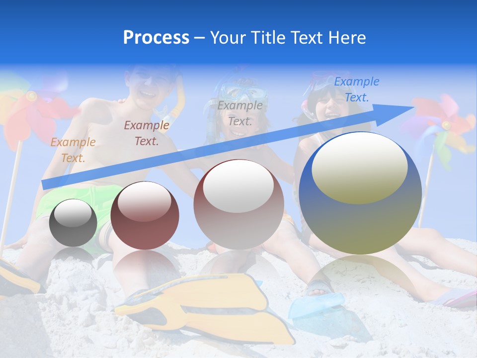 Youngsters Happy Carefree PowerPoint Template