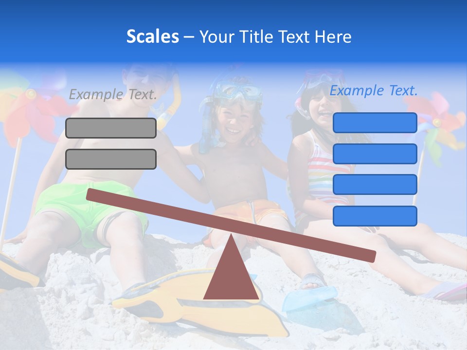 Youngsters Happy Carefree PowerPoint Template