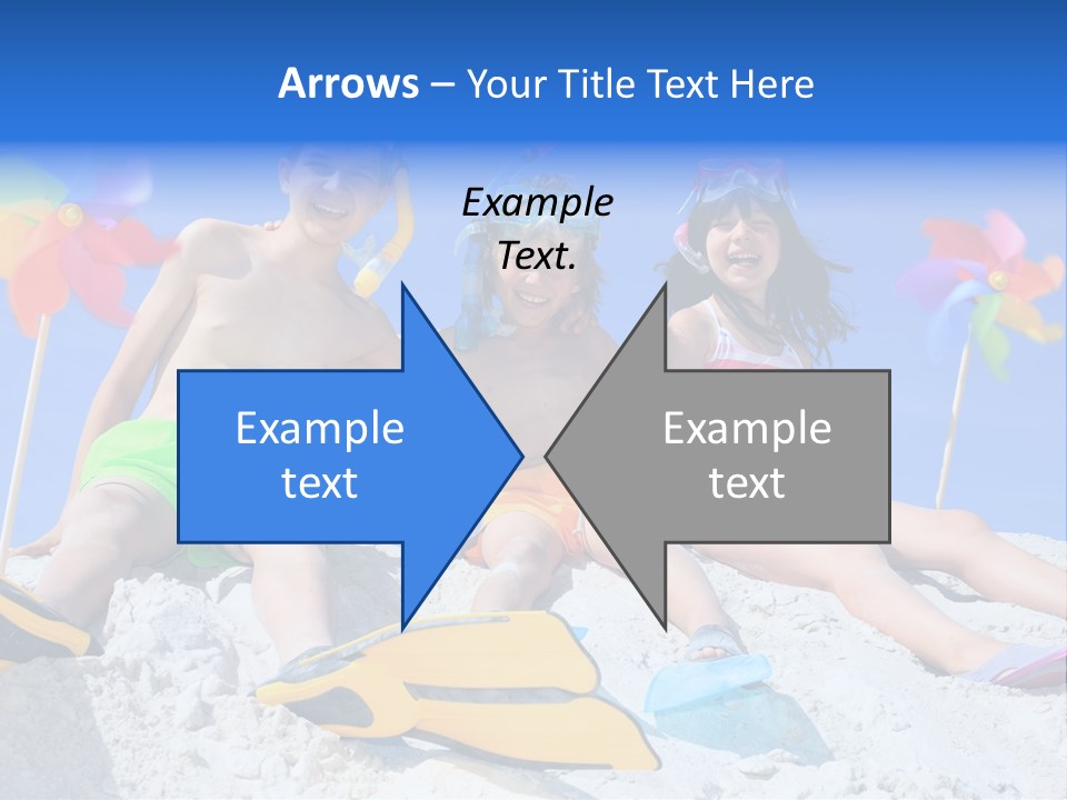 Youngsters Happy Carefree PowerPoint Template