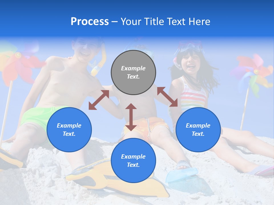 Youngsters Happy Carefree PowerPoint Template