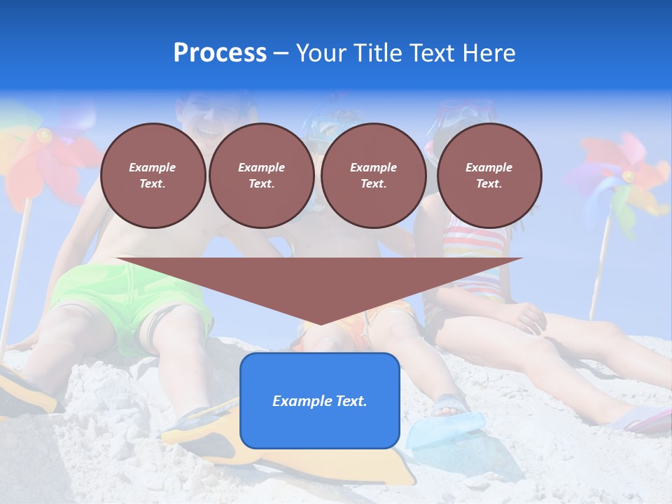 Youngsters Happy Carefree PowerPoint Template