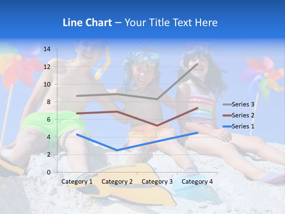 Youngsters Happy Carefree PowerPoint Template