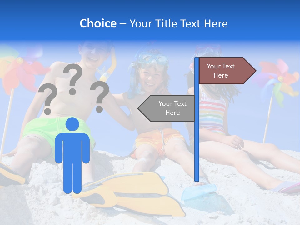 Youngsters Happy Carefree PowerPoint Template