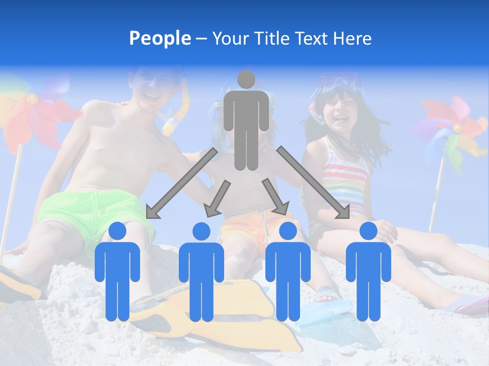 Youngsters Happy Carefree PowerPoint Template