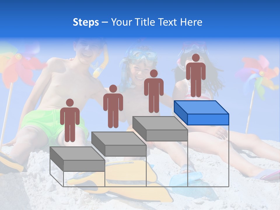 Youngsters Happy Carefree PowerPoint Template