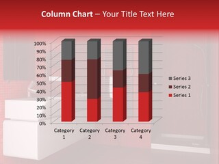 Red Bathroom PowerPoint Template