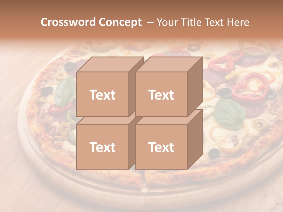 Gluten Free Pizza Dough PowerPoint Template