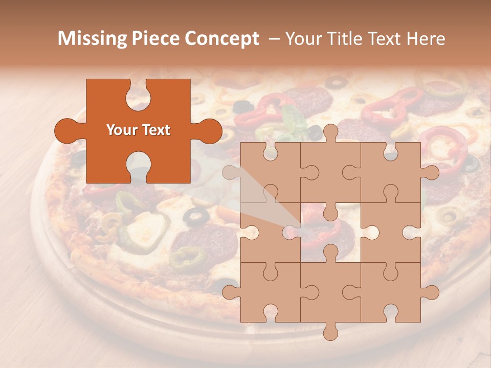 Gluten Free Pizza Dough PowerPoint Template