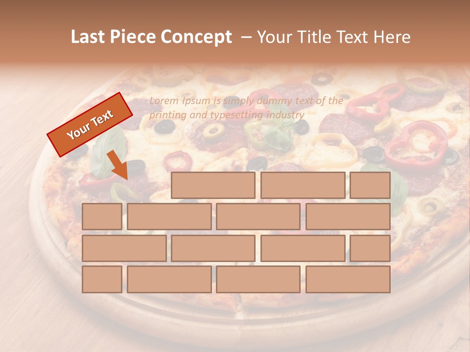 Gluten Free Pizza Dough PowerPoint Template
