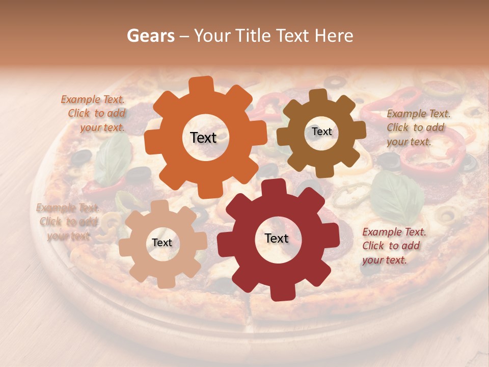Gluten Free Pizza Dough PowerPoint Template