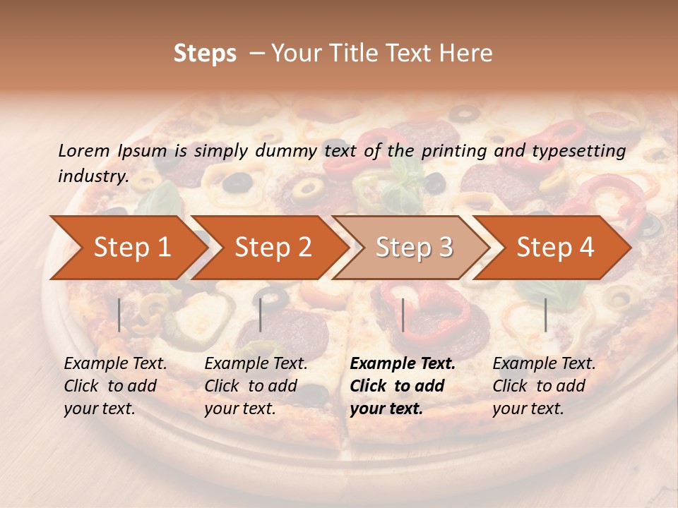 Gluten Free Pizza Dough PowerPoint Template