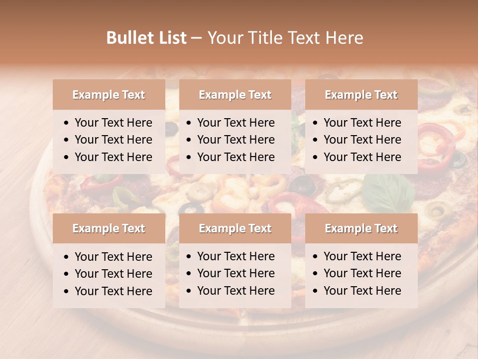 Gluten Free Pizza Dough PowerPoint Template