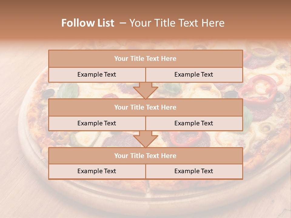 Gluten Free Pizza Dough PowerPoint Template