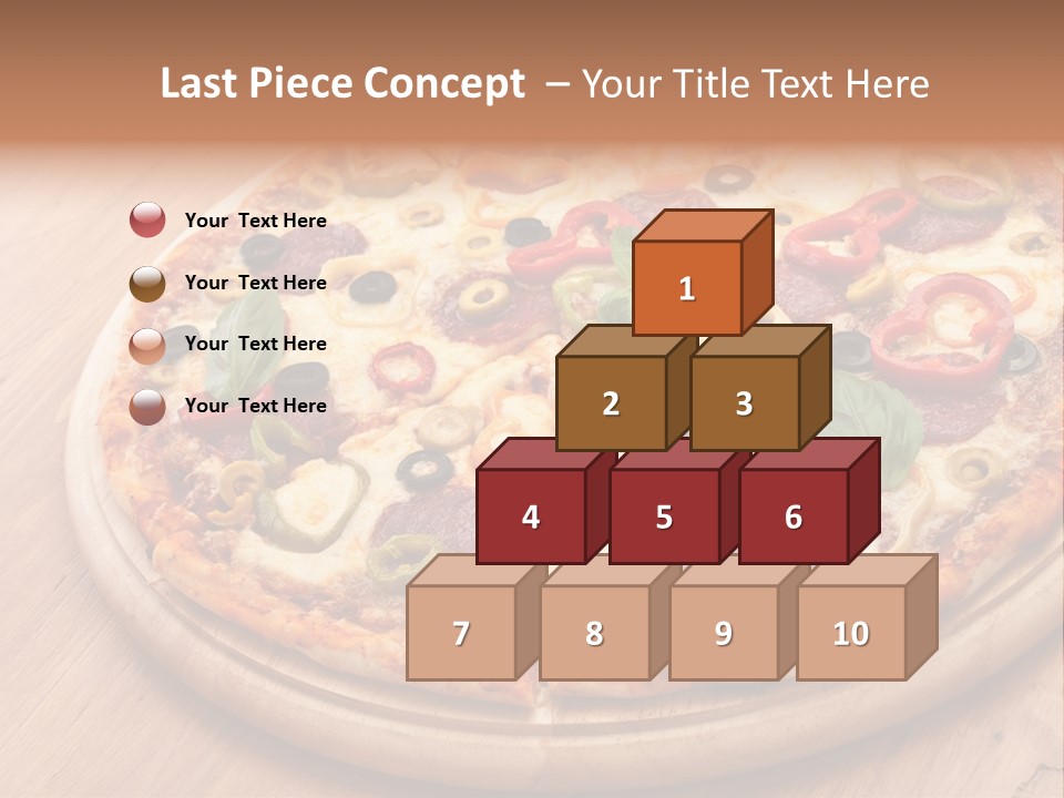 Gluten Free Pizza Dough PowerPoint Template
