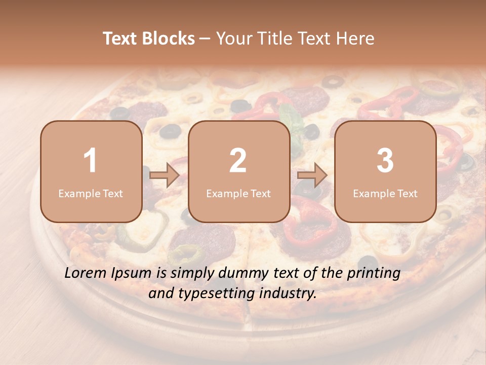 Gluten Free Pizza Dough PowerPoint Template